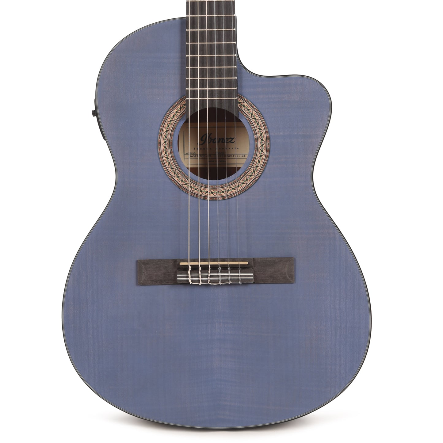 Ibanez GA5FMTCEOB Classical Acoustic Electric Guitar Open Pore Berry Acoustic Guitars / Classical