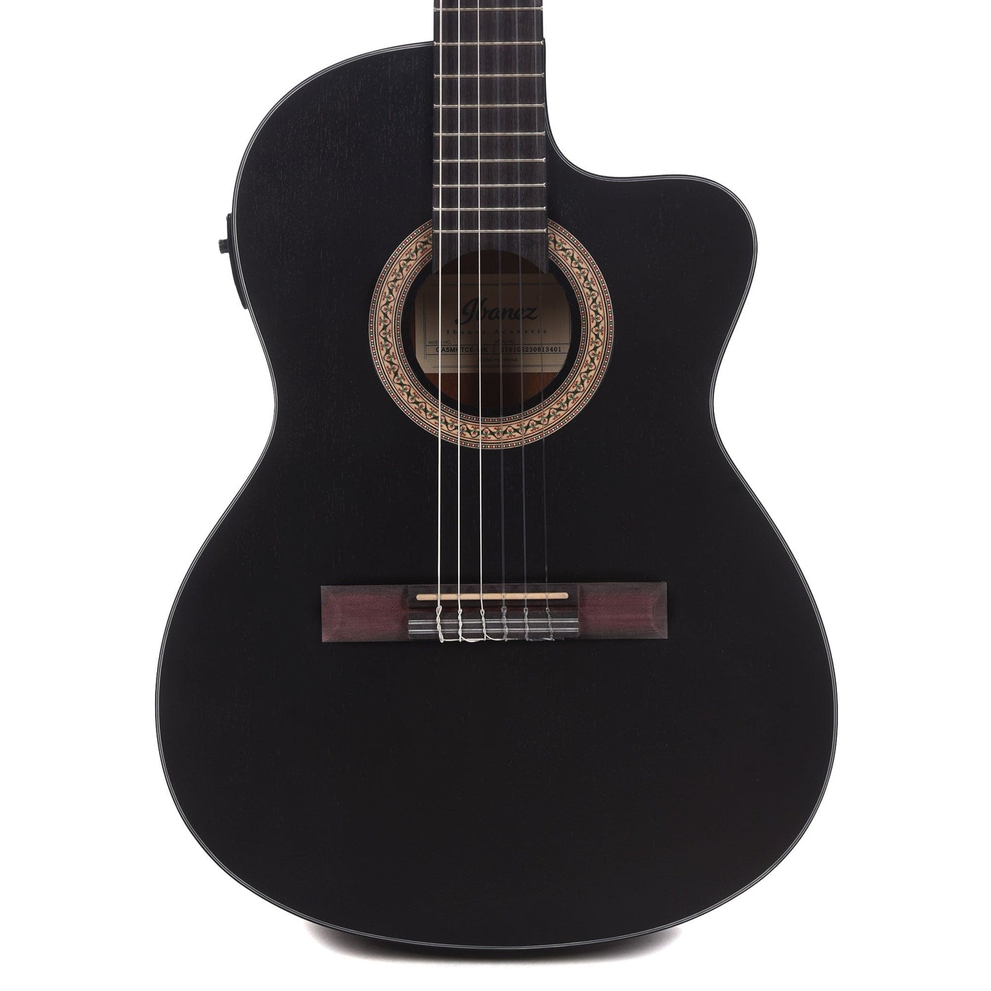 Ibanez GA5MHTCEWK Acoustic-Electric Guitar Weathered Black Open Pore Acoustic Guitars / Classical