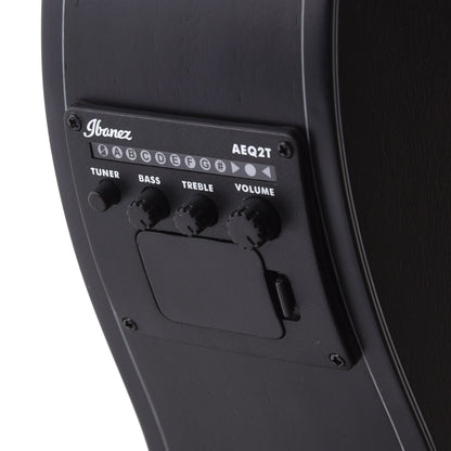 Ibanez GA5MHTCEWK Acoustic-Electric Guitar Weathered Black Open Pore Acoustic Guitars / Classical