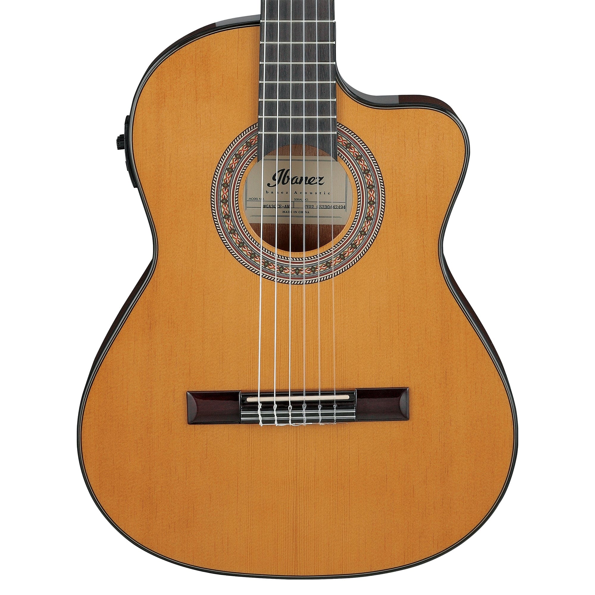 Ibanez GA5TCE3QAM Acoustic-Electric Guitar Amber High Gloss Acoustic Guitars / Classical