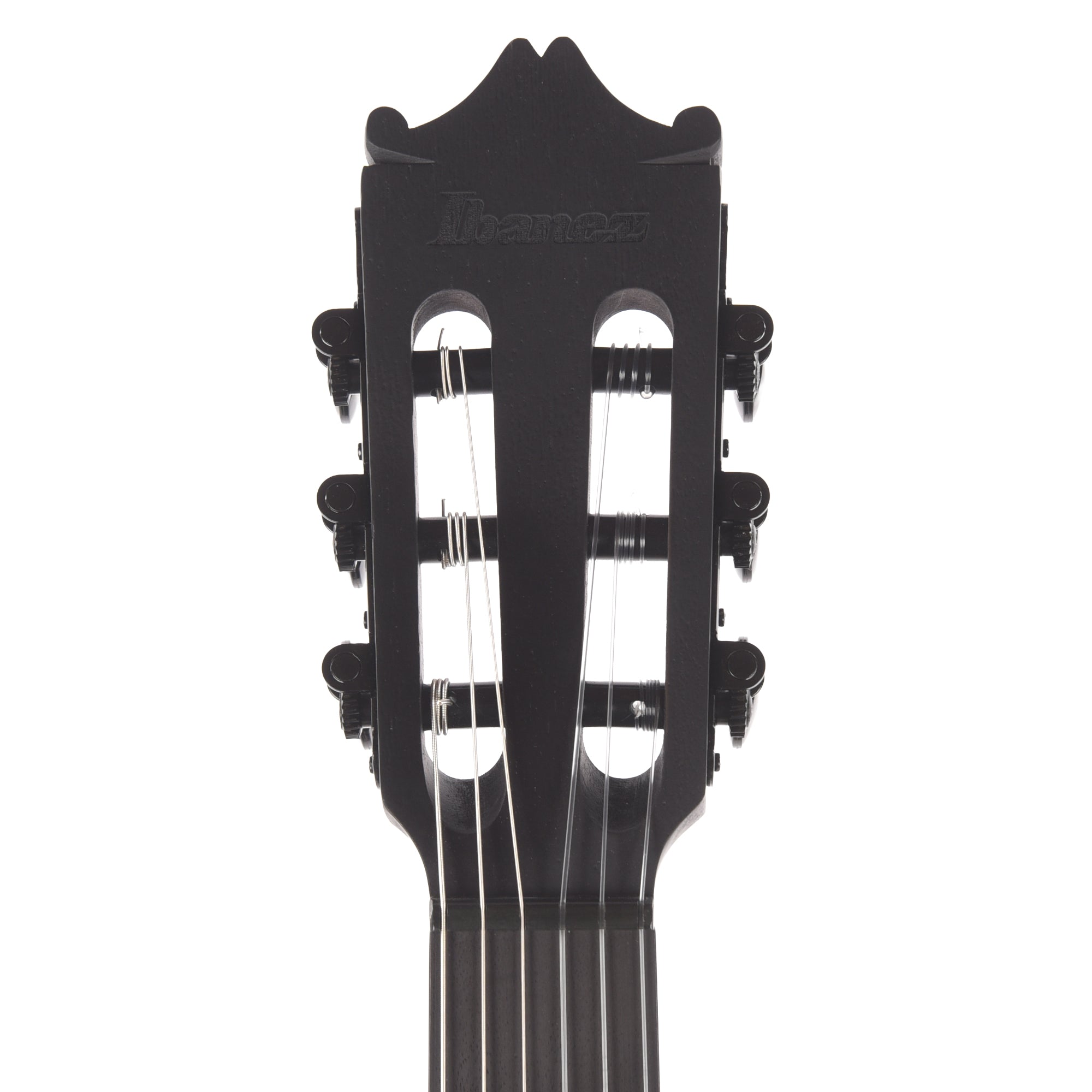 Ibanez GA621BOT Thinline Cutaway Classical Acoustic-Electric Guitar Black Out Acoustic Guitars / Classical