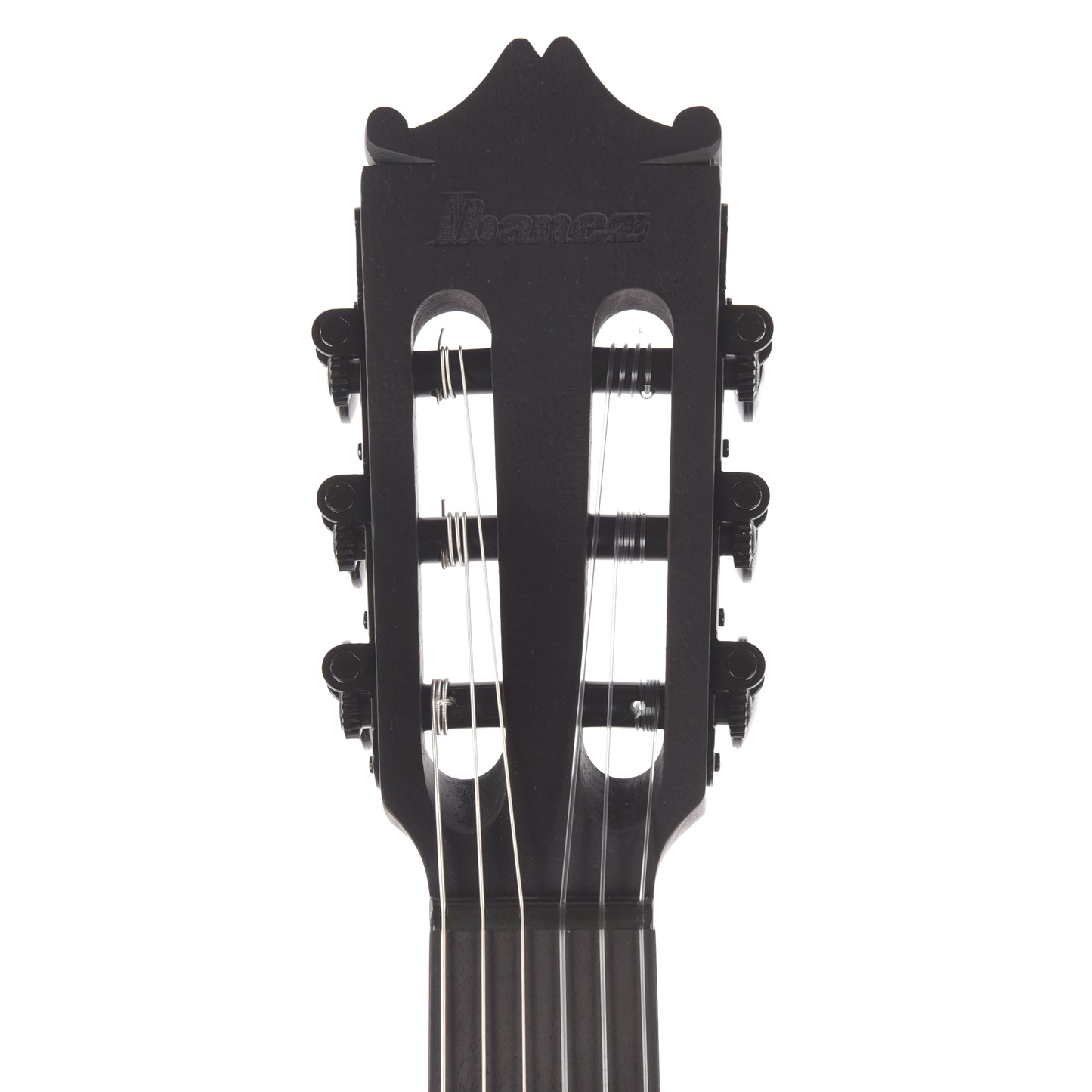 Ibanez GA621BOT Thinline Cutaway Classical Acoustic-Electric Guitar Black Out Acoustic Guitars / Classical
