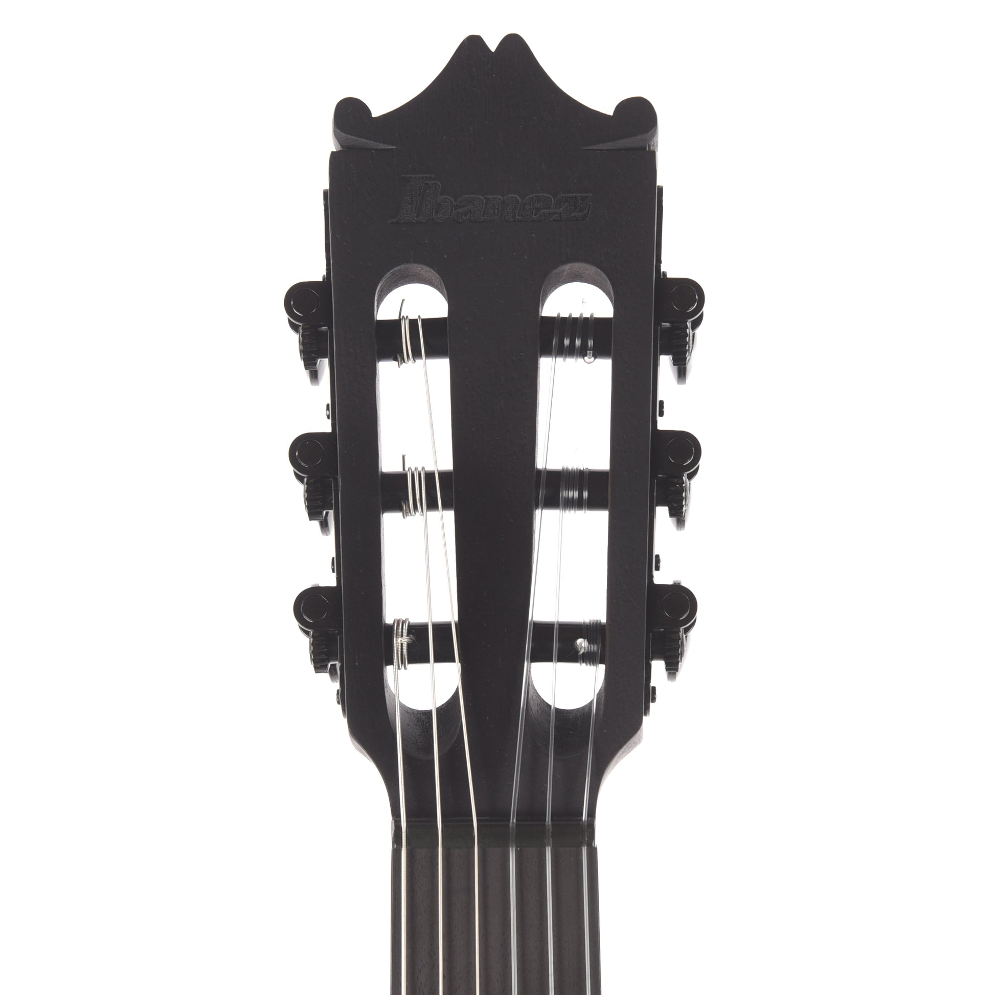 Ibanez GA621BOT Thinline Cutaway Classical Acoustic-Electric Guitar Black Out Acoustic Guitars / Classical