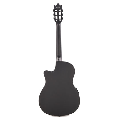 Ibanez GA621BOT Thinline Cutaway Classical Acoustic-Electric Guitar Black Out Acoustic Guitars / Classical
