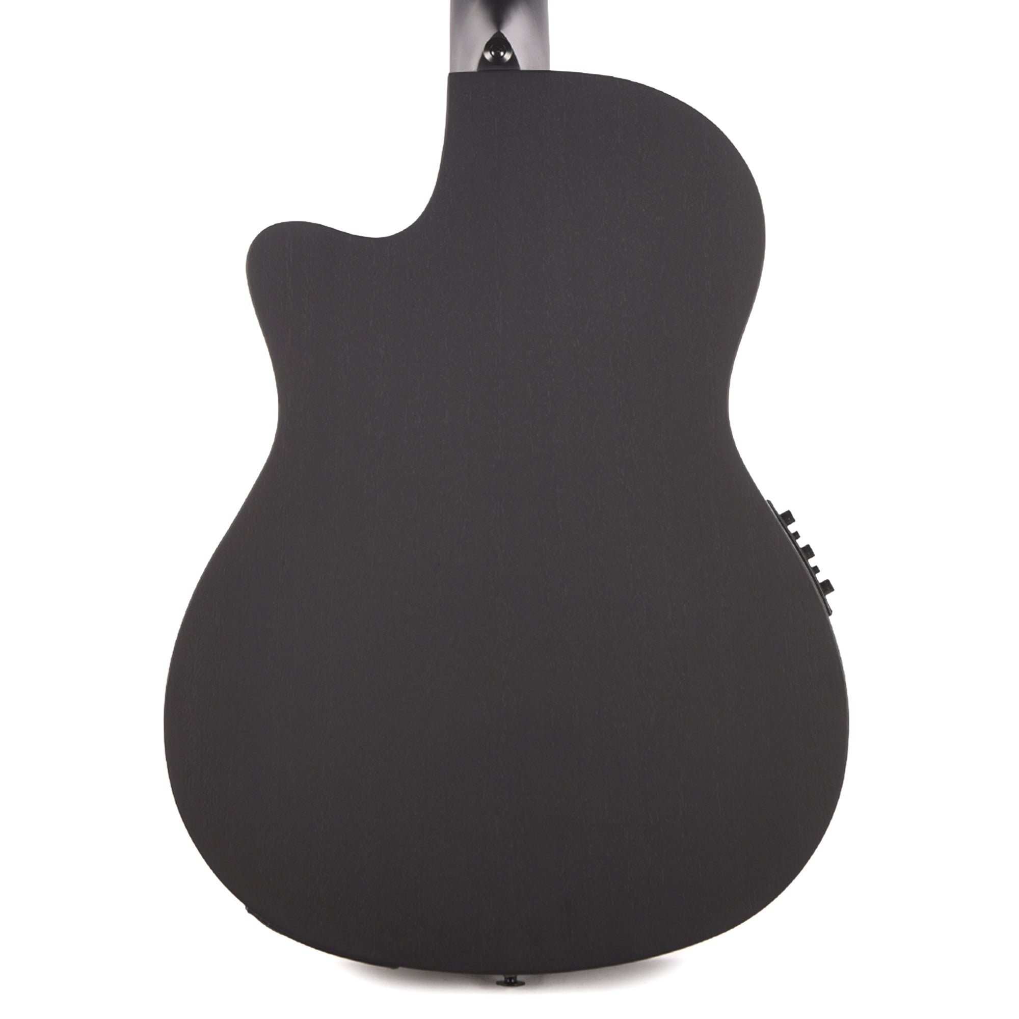 Ibanez GA621BOT Thinline Cutaway Classical Acoustic-Electric Guitar Black Out Acoustic Guitars / Classical