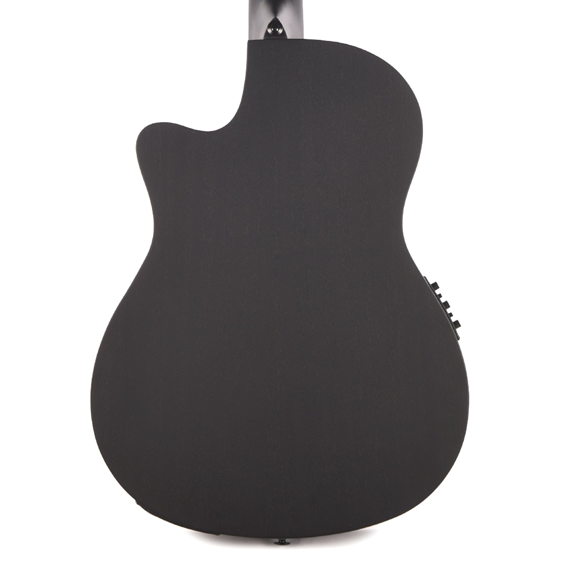 Ibanez GA621BOT Thinline Cutaway Classical Acoustic-Electric Guitar Black Out Acoustic Guitars / Classical