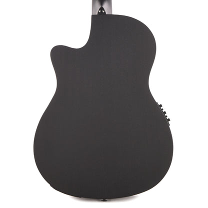 Ibanez GA621BOT Thinline Cutaway Classical Acoustic-Electric Guitar Black Out Acoustic Guitars / Classical