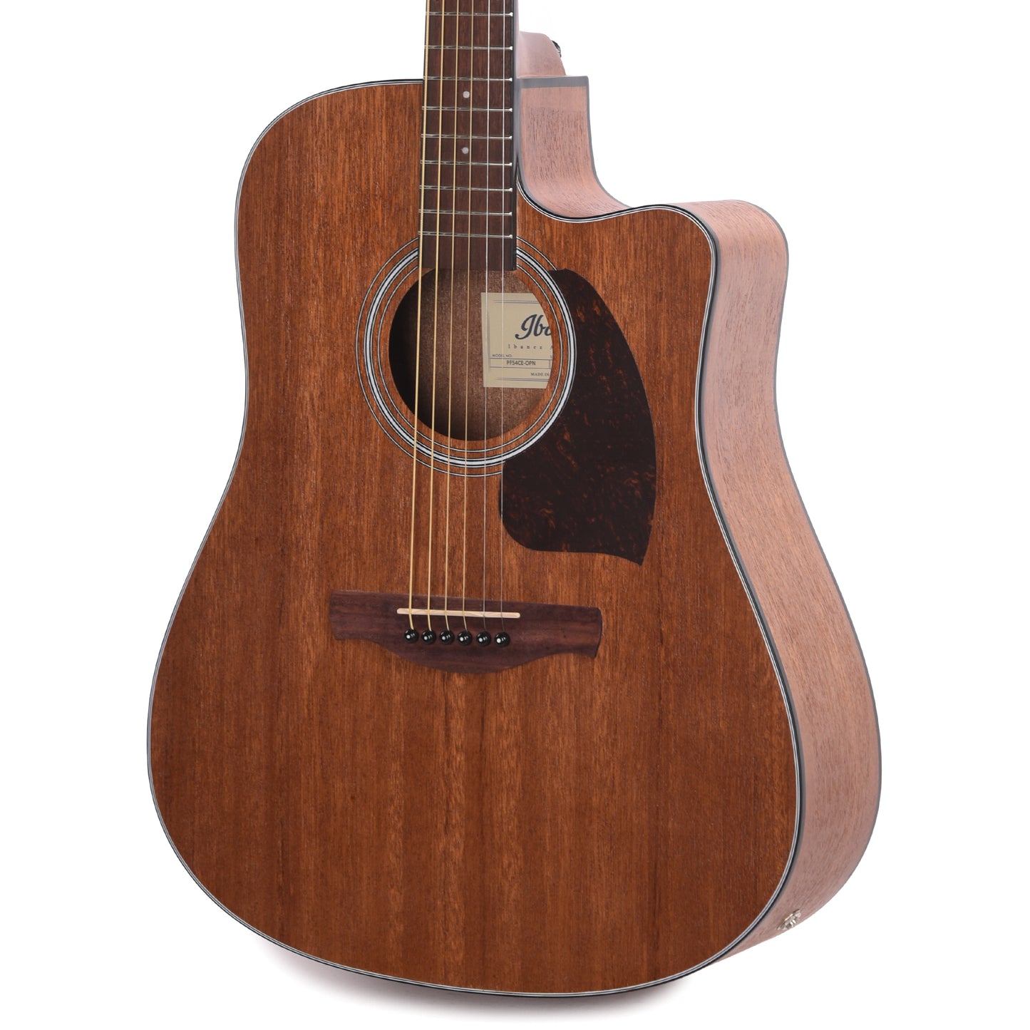 Ibanez PF54CEOPN Acoustic-Electric Guitar Open Pore Natural Acoustic Guitars / Classical