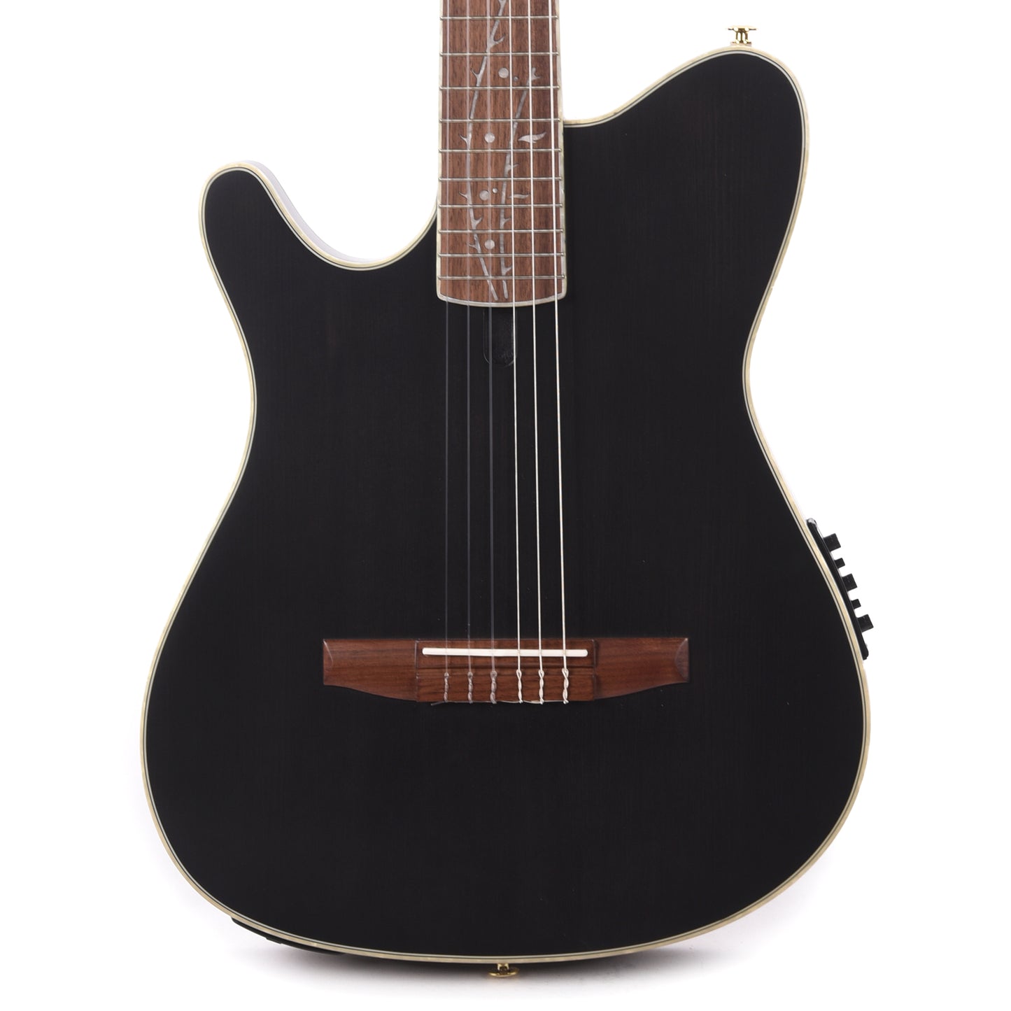 Ibanez TOD10LNTKF Tim Henson Signature Acoustic Electric Guitar Transparent Black Flat Left Handed Acoustic Guitars / Classical