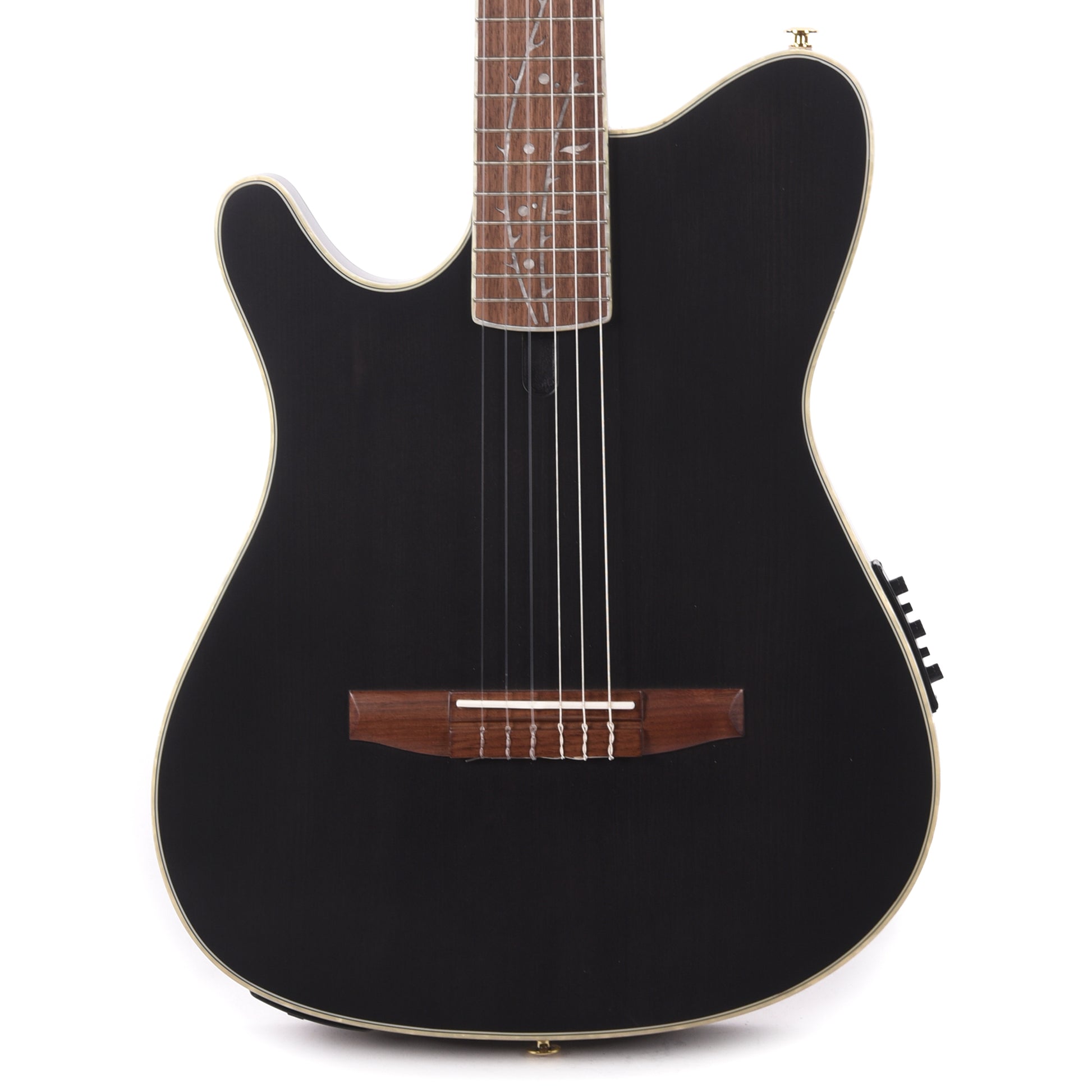 Ibanez TOD10LNTKF Tim Henson Signature Acoustic Electric Guitar Transparent Black Flat Left Handed Acoustic Guitars / Classical
