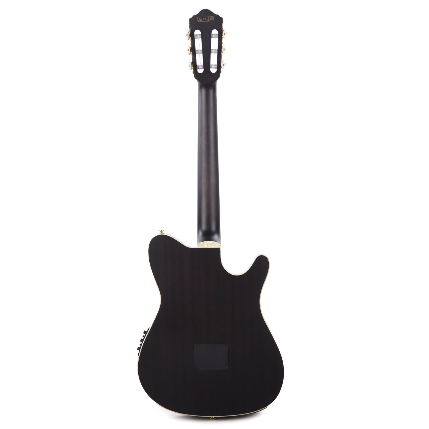 Ibanez TOD10LNTKF Tim Henson Signature Acoustic Electric Guitar Transparent Black Flat Left Handed Acoustic Guitars / Classical