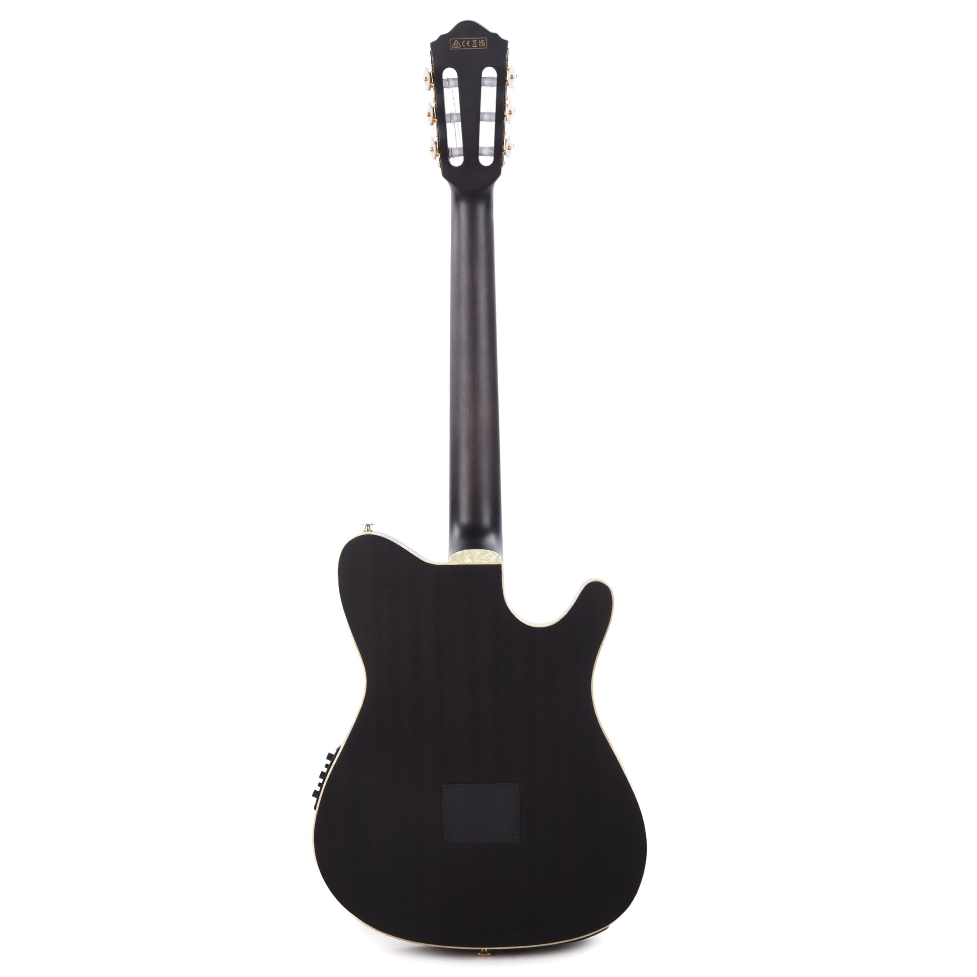 Ibanez TOD10LNTKF Tim Henson Signature Acoustic Electric Guitar Transparent Black Flat Left Handed Acoustic Guitars / Classical