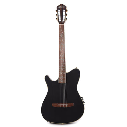 Ibanez TOD10LNTKF Tim Henson Signature Acoustic Electric Guitar Transparent Black Flat Left Handed Acoustic Guitars / Classical