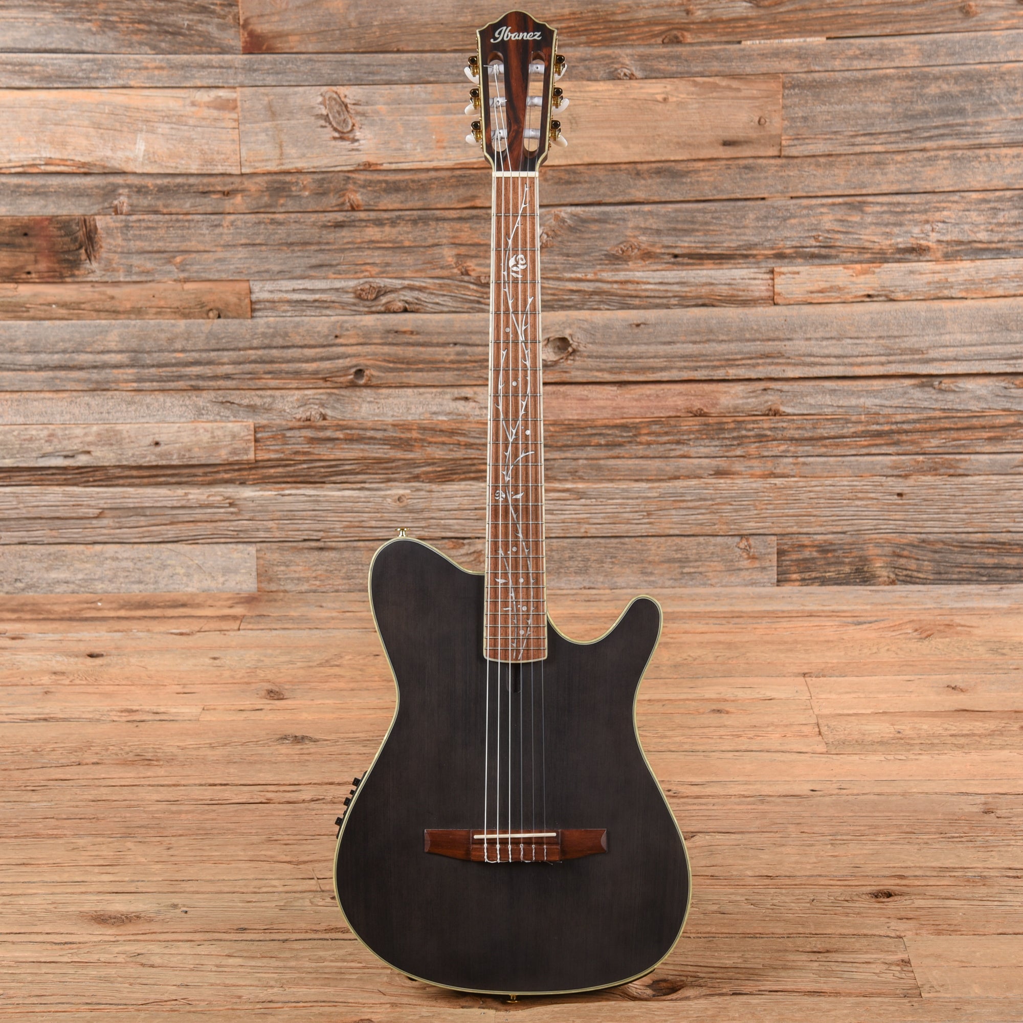 Ibanez TOD10N Tim Henson Signature Transparent Black Flat 2023 Acoustic Guitars / Classical