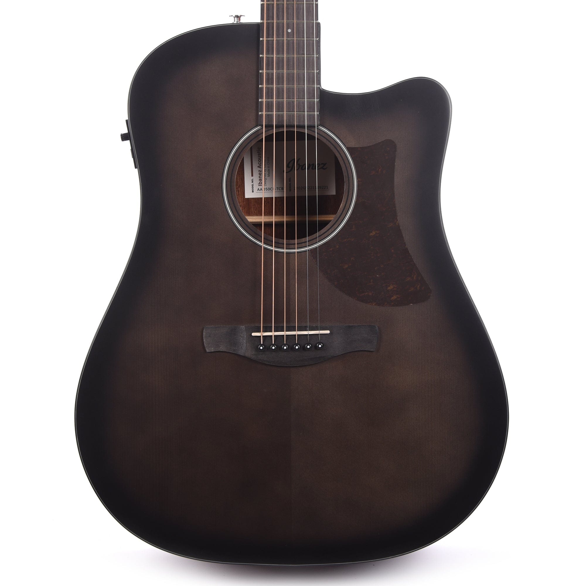 Ibanez AAD50CETCB Acoustic Guitar Transparent Charcoal Burst Low Gloss Acoustic Guitars / Dreadnought