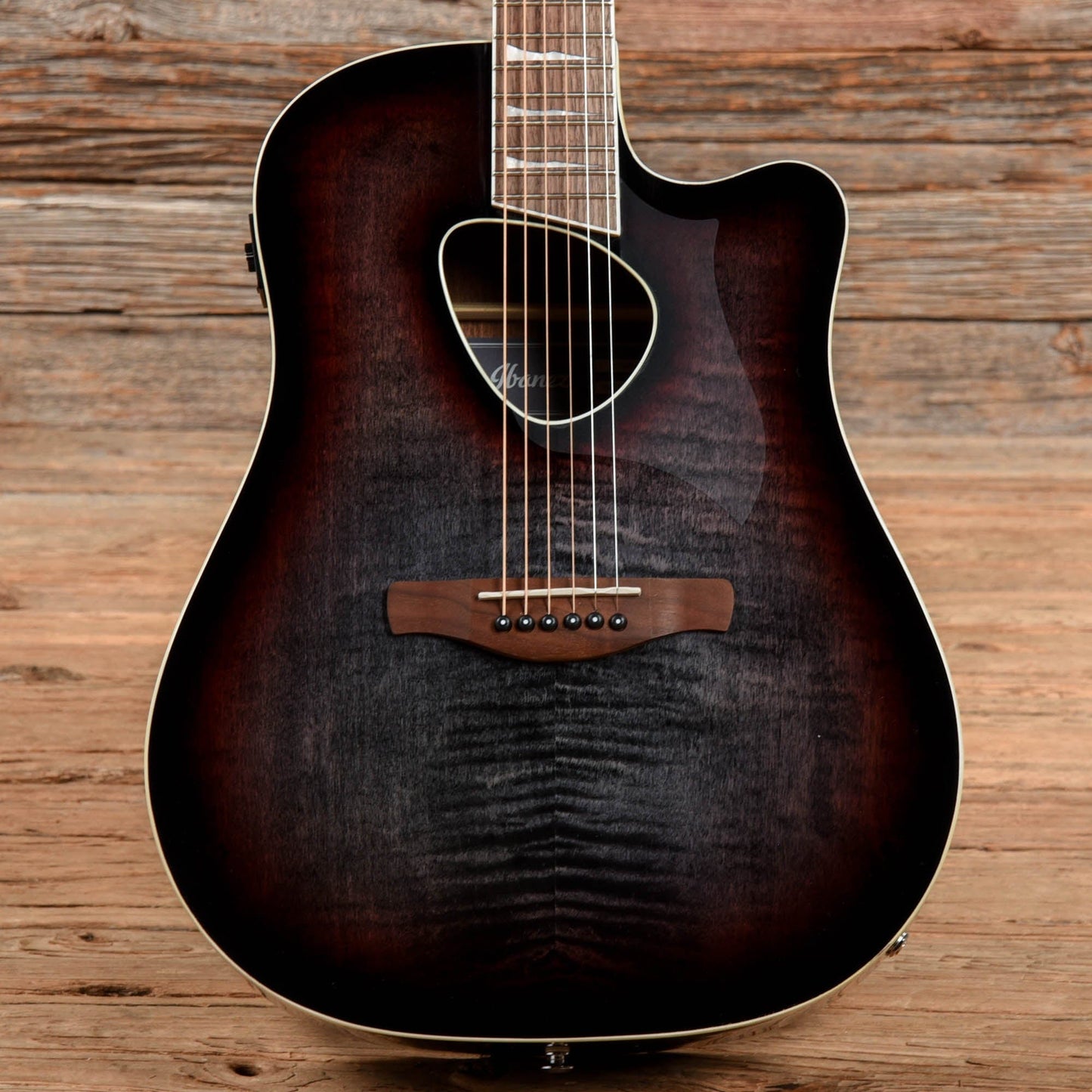 Ibanez ALT30FM Acoustic Red Doom Burst High Gloss Acoustic Guitars / Dreadnought