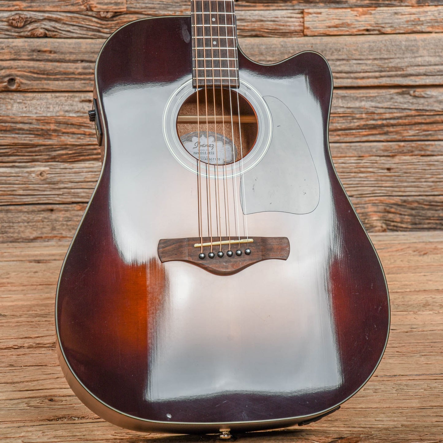 Ibanez AW400CE Sunburst Acoustic Guitars / Dreadnought