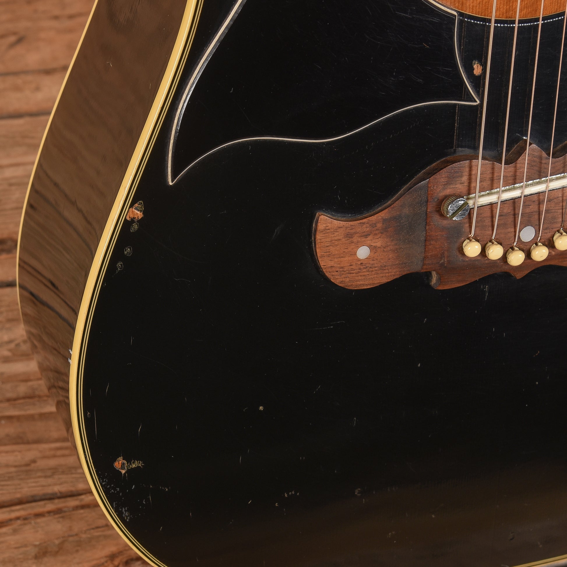 Ibanez Concord 752 Black 1976 Acoustic Guitars / Dreadnought