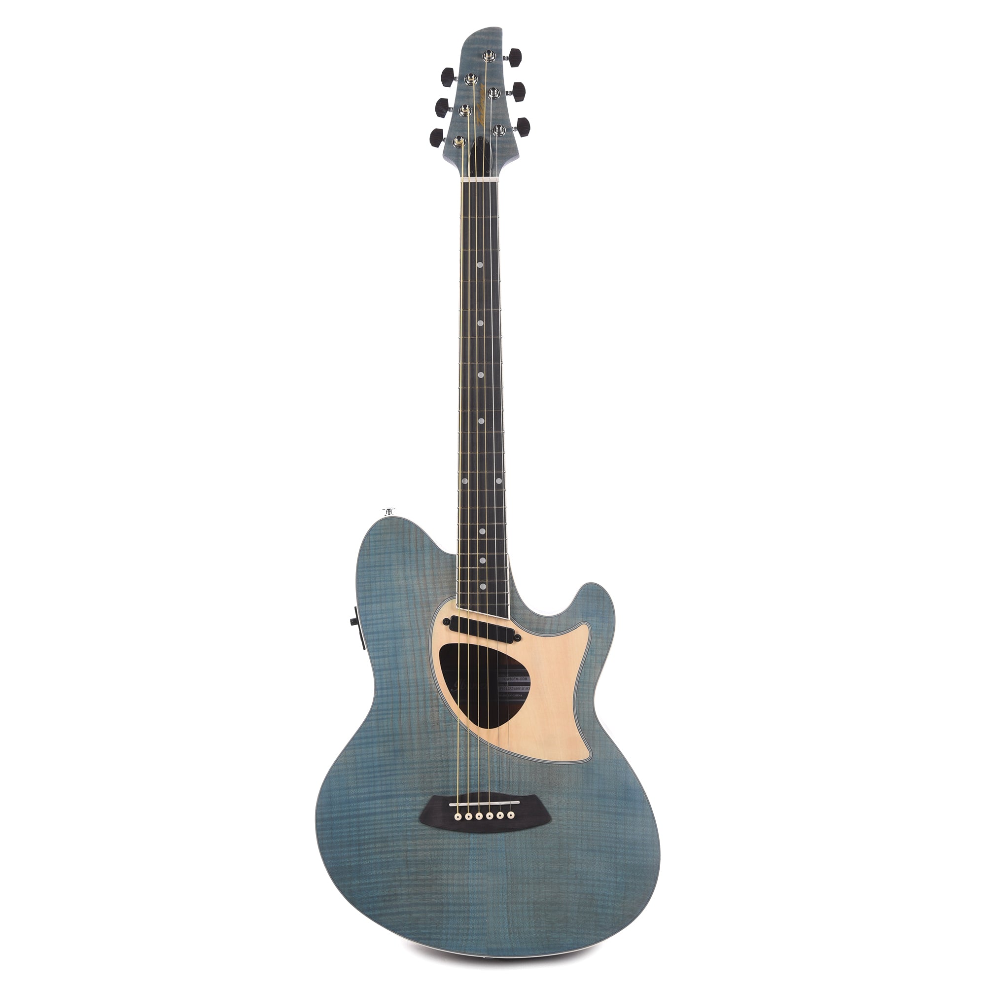 Ibanez TCM50FMODB Talman Acoustic Electric Guitar Open Pore Blue Denim Acoustic Guitars / Dreadnought
