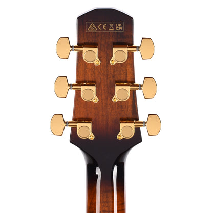 Ibanez AAD361CETKR Grand Dreadnought Cutaway Acoustic-Electric Guitar Transparent Black High Gloss Acoustic Guitars