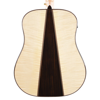 Ibanez AAD371EATW Grand Dreadnought Acoustic-Electric Guitar Antique White High Gloss Acoustic Guitars