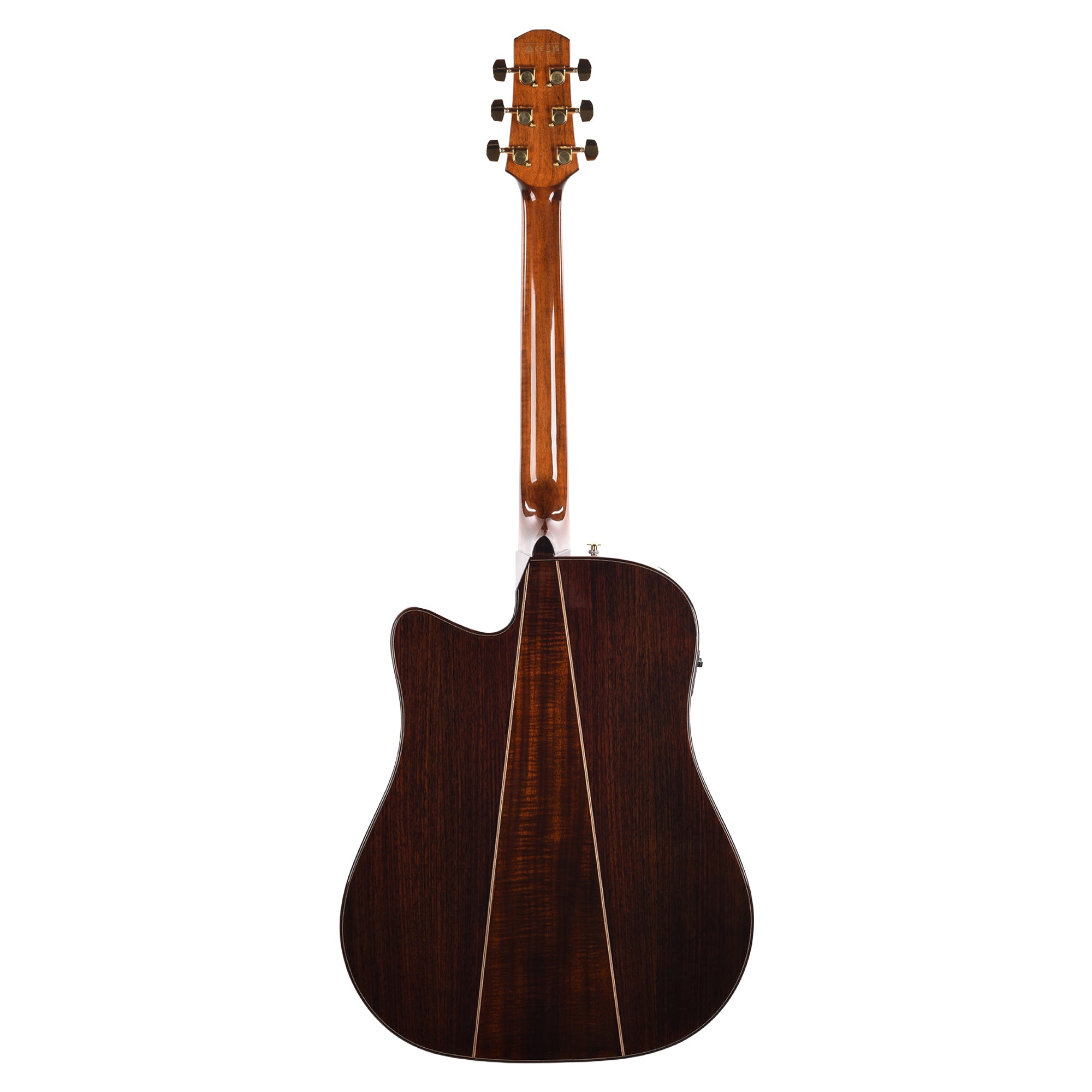 Ibanez AAD381CENT Grand Dreadnought Cutaway Acoustic-Electric Guitar Natural High Gloss Acoustic Guitars