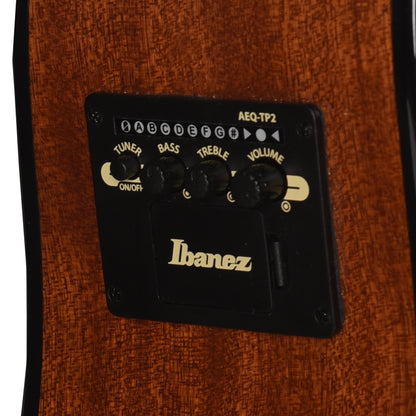Ibanez AAD51CEDVS Grand Dreadnought Acoustic-Electric Guitar Dark Violin Sunburst High Gloss Acoustic Guitars