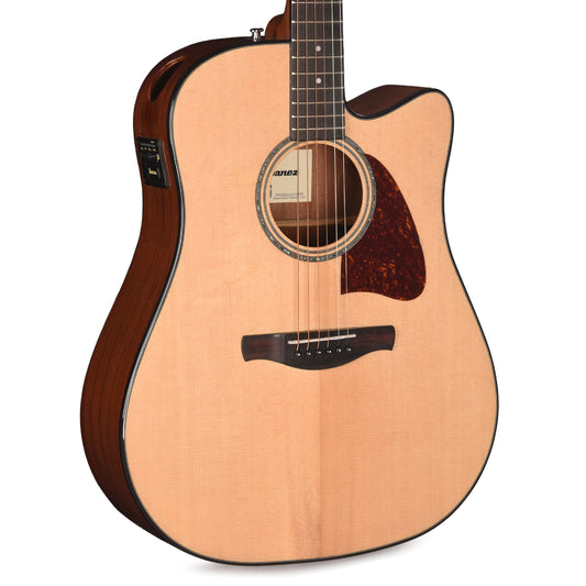 Ibanez AAD51CENT Grand Dreadnought Acoustic-Electric Guitar Natural High Gloss Acoustic Guitars