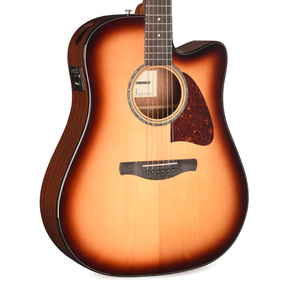 Ibanez AAD51CESB Grand Dreadnought Acoustic-Electric Guitar Sunburst High Gloss Acoustic Guitars