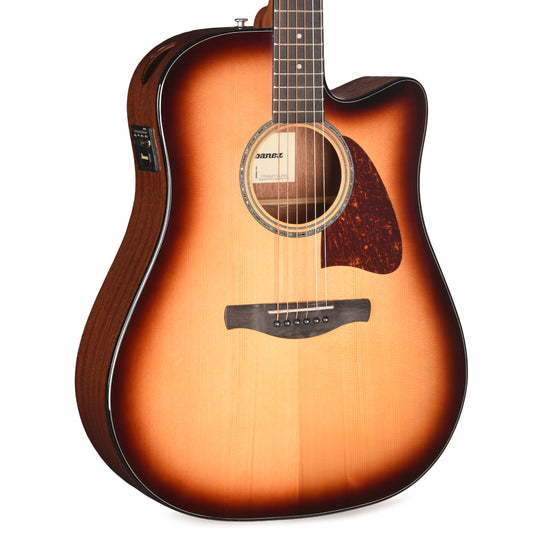 Ibanez AAD51CESB Grand Dreadnought Acoustic-Electric Guitar Sunburst High Gloss Acoustic Guitars