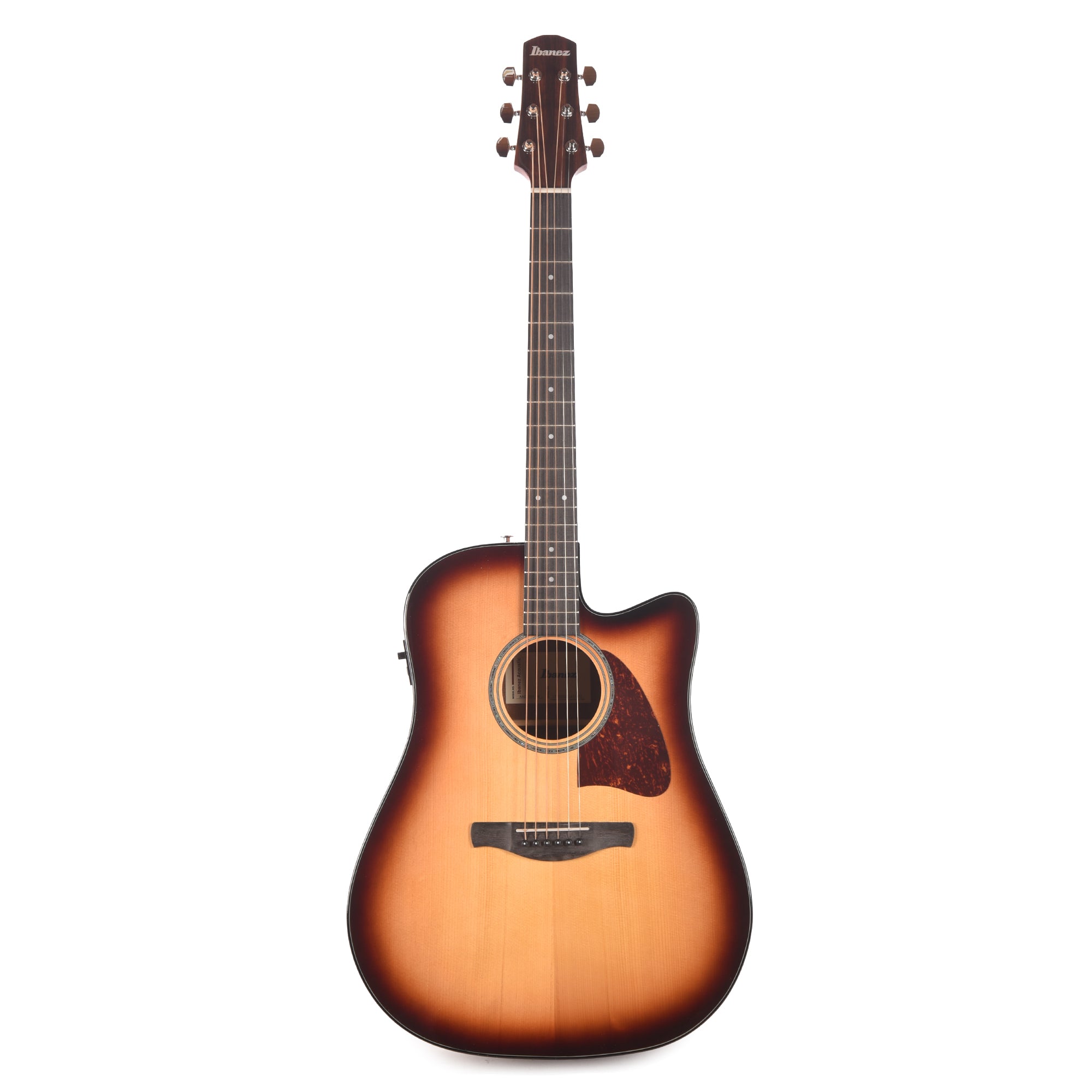 Ibanez AAD51CESB Grand Dreadnought Acoustic-Electric Guitar Sunburst High Gloss Acoustic Guitars