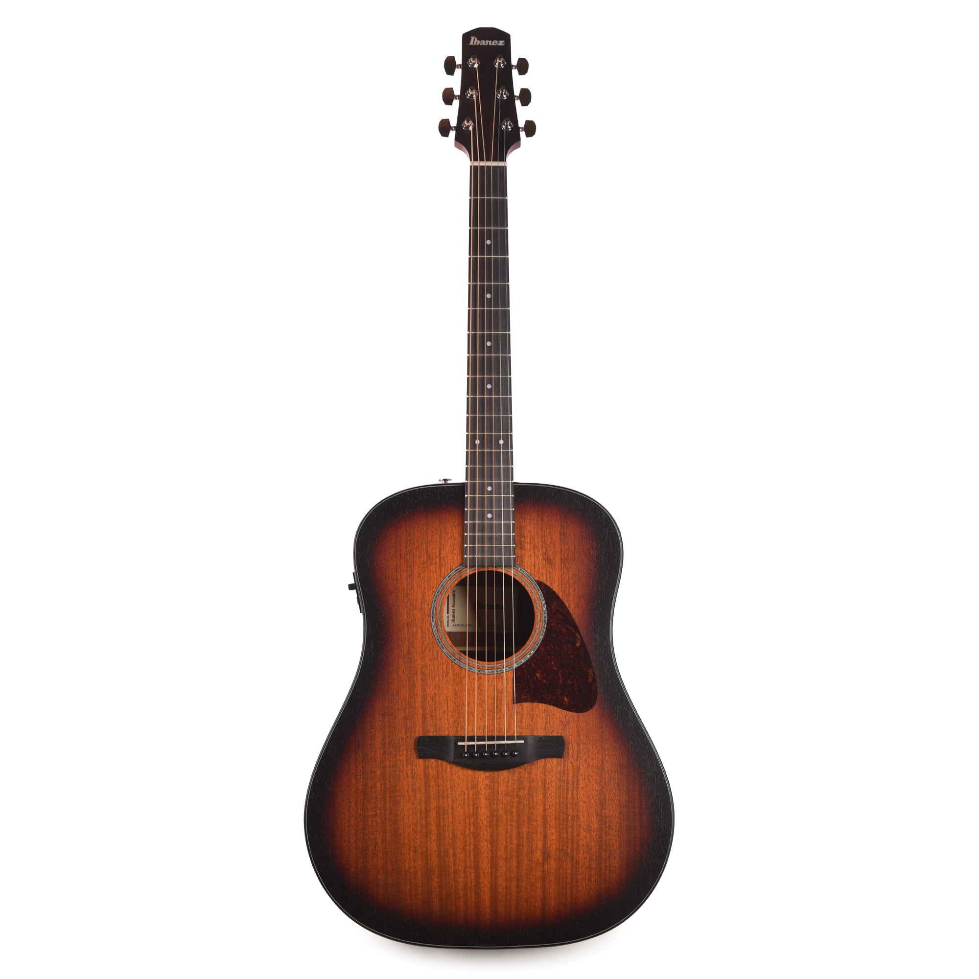 Ibanez AAD54EOMH Grand Dreadnought Acoustic-Electric Guitar Open Pore Mahogany Sunburst Acoustic Guitars