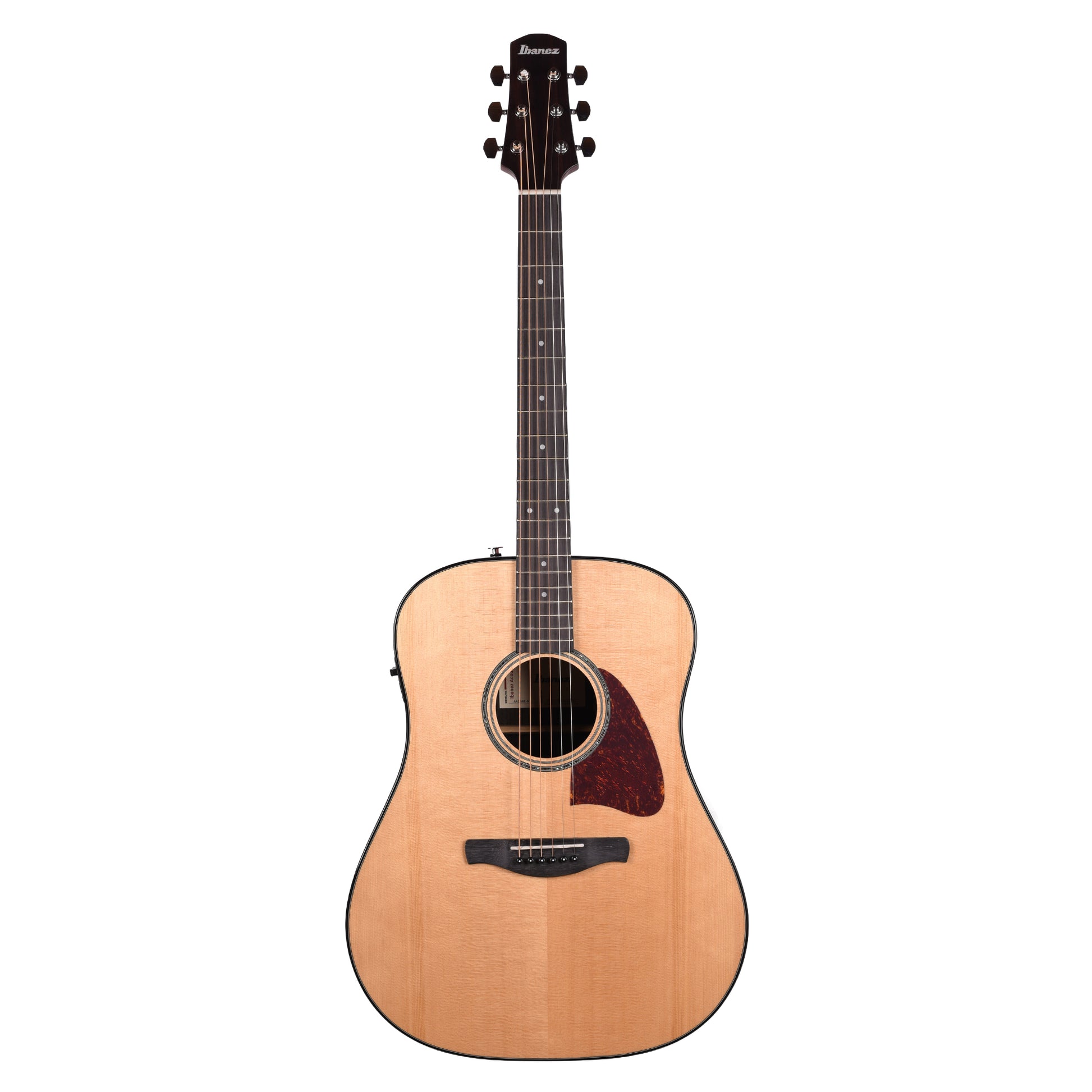 Ibanez AAD58ENT Grand Dreadnought Acoustic-Electric Guitar Natural High Gloss Acoustic Guitars