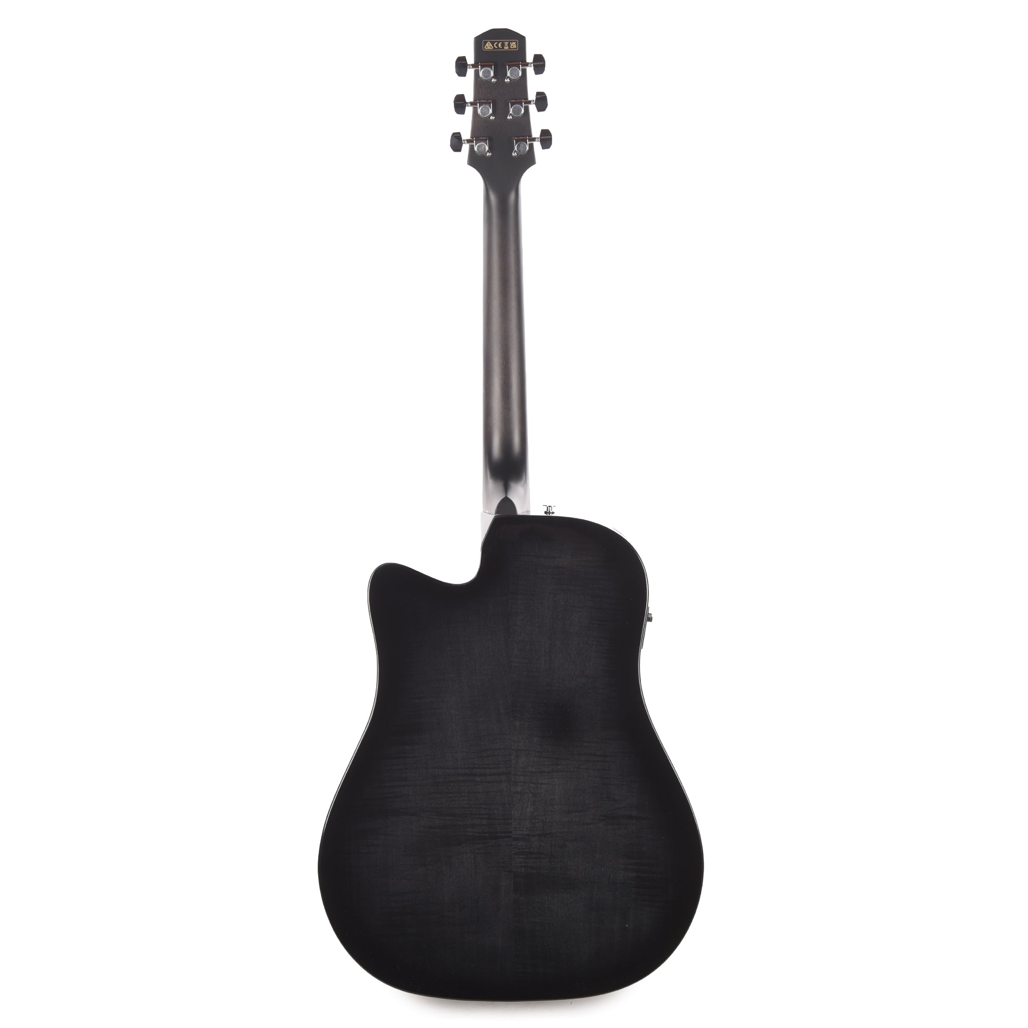 Ibanez AAD77CETKS Grand Dreadnought Acoustic-Electric Guitar Transpare ...