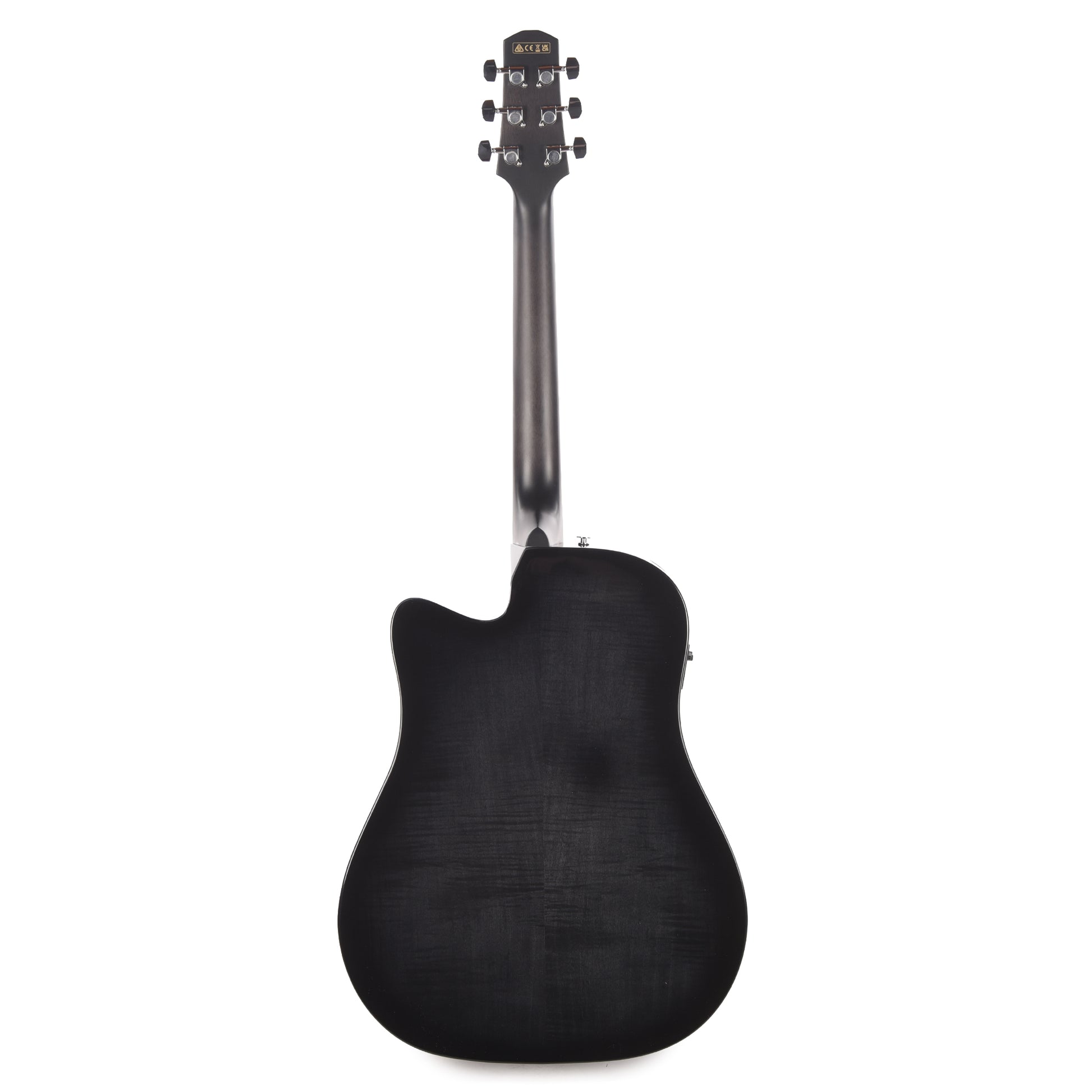 Ibanez AAD77CETKS Grand Dreadnought Acoustic-Electric Guitar Transparent Black Sunburst High Gloss Acoustic Guitars
