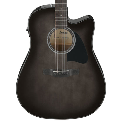 Ibanez AAD77CETKS Grand Dreadnought Acoustic-Electric Guitar Transparent Black Sunburst High Gloss Acoustic Guitars