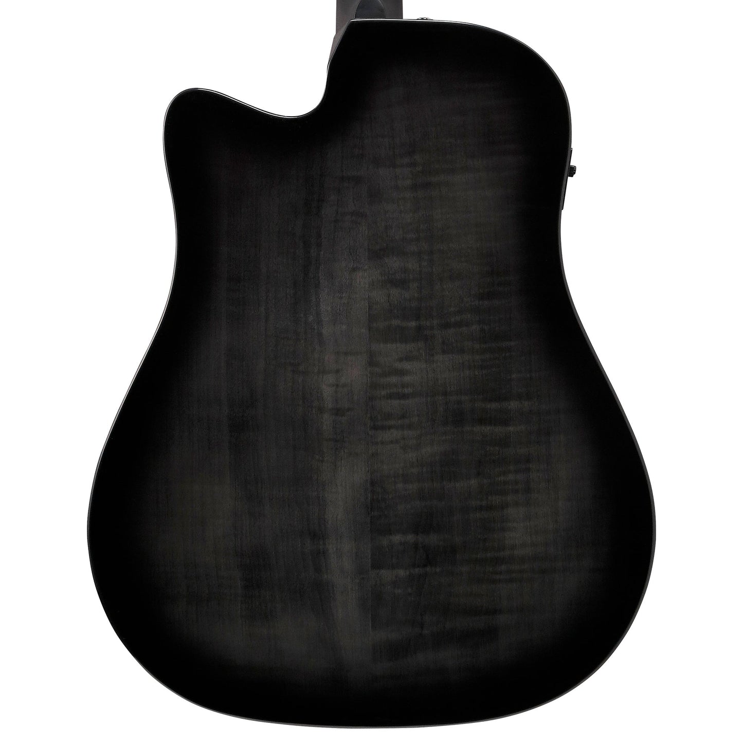 Ibanez AAD77CETKS Grand Dreadnought Acoustic-Electric Guitar Transparent Black Sunburst High Gloss Acoustic Guitars