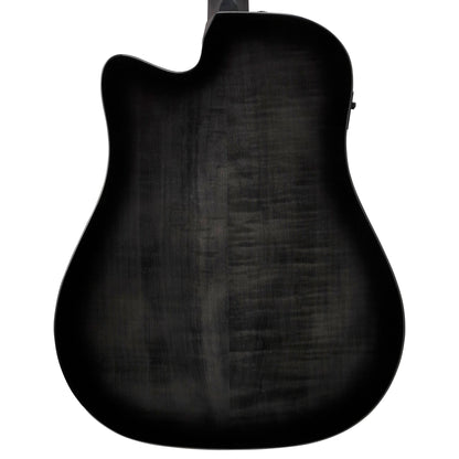 Ibanez AAD77CETKS Grand Dreadnought Acoustic-Electric Guitar Transparent Black Sunburst High Gloss Acoustic Guitars