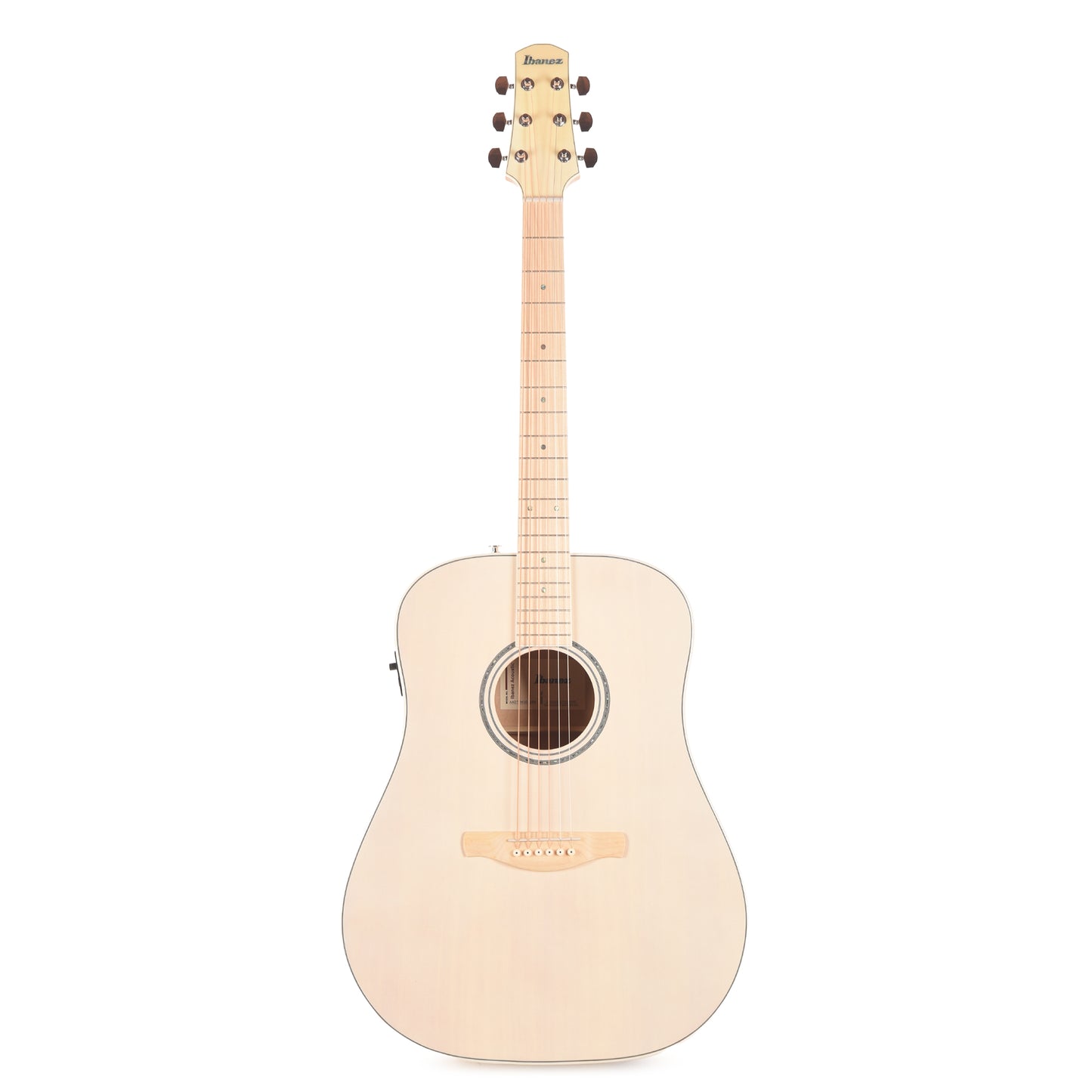 Ibanez AAD77M1EOAW Grand Dreadnought Acoustic-Electric Guitar Open Pore Antique White Acoustic Guitars
