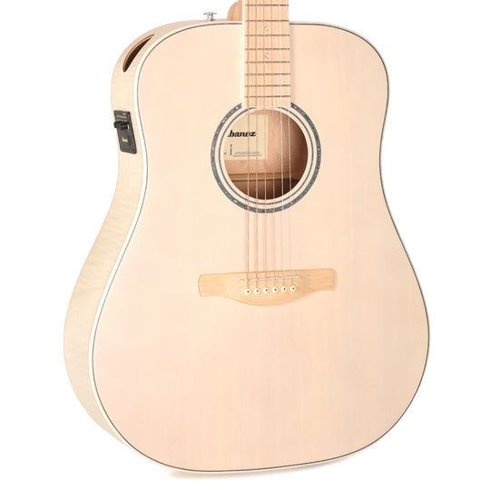 Ibanez AAD77M1EOAW Grand Dreadnought Acoustic-Electric Guitar Open Pore Antique White Acoustic Guitars