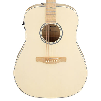 Ibanez AAD77M1EOAW Grand Dreadnought Acoustic-Electric Guitar Open Pore Antique White Acoustic Guitars