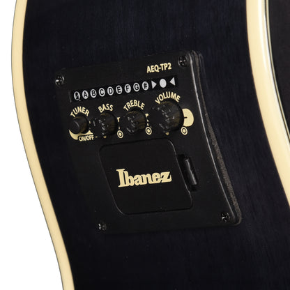 Ibanez AE170TBK AE Acoustic Electric Guitar Transparent Black High Gloss Acoustic Guitars