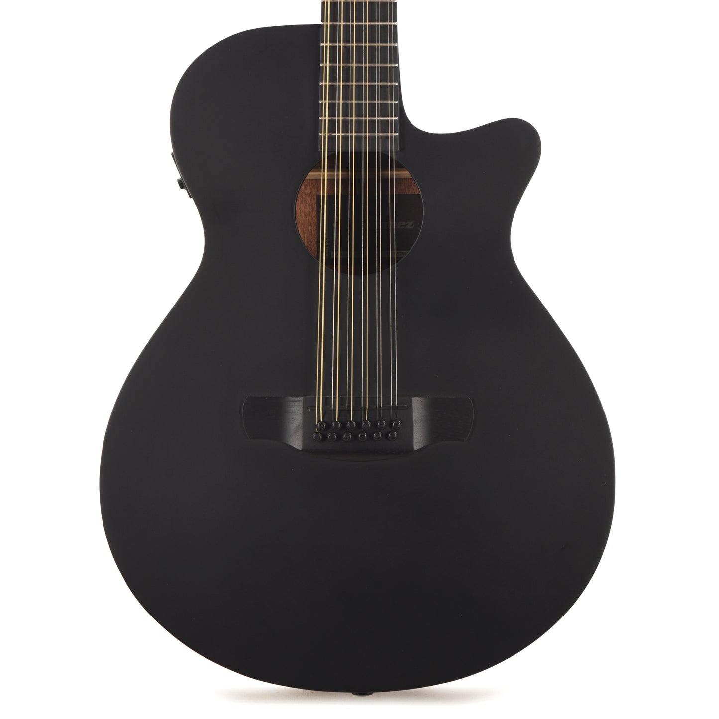 Ibanez AEG1221BOT AEG 12-String Acoustic-Electric Guitar Black Out Acoustic Guitars