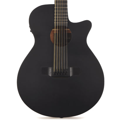 Ibanez AEG1221BOT AEG 12-String Acoustic-Electric Guitar Black Out Acoustic Guitars