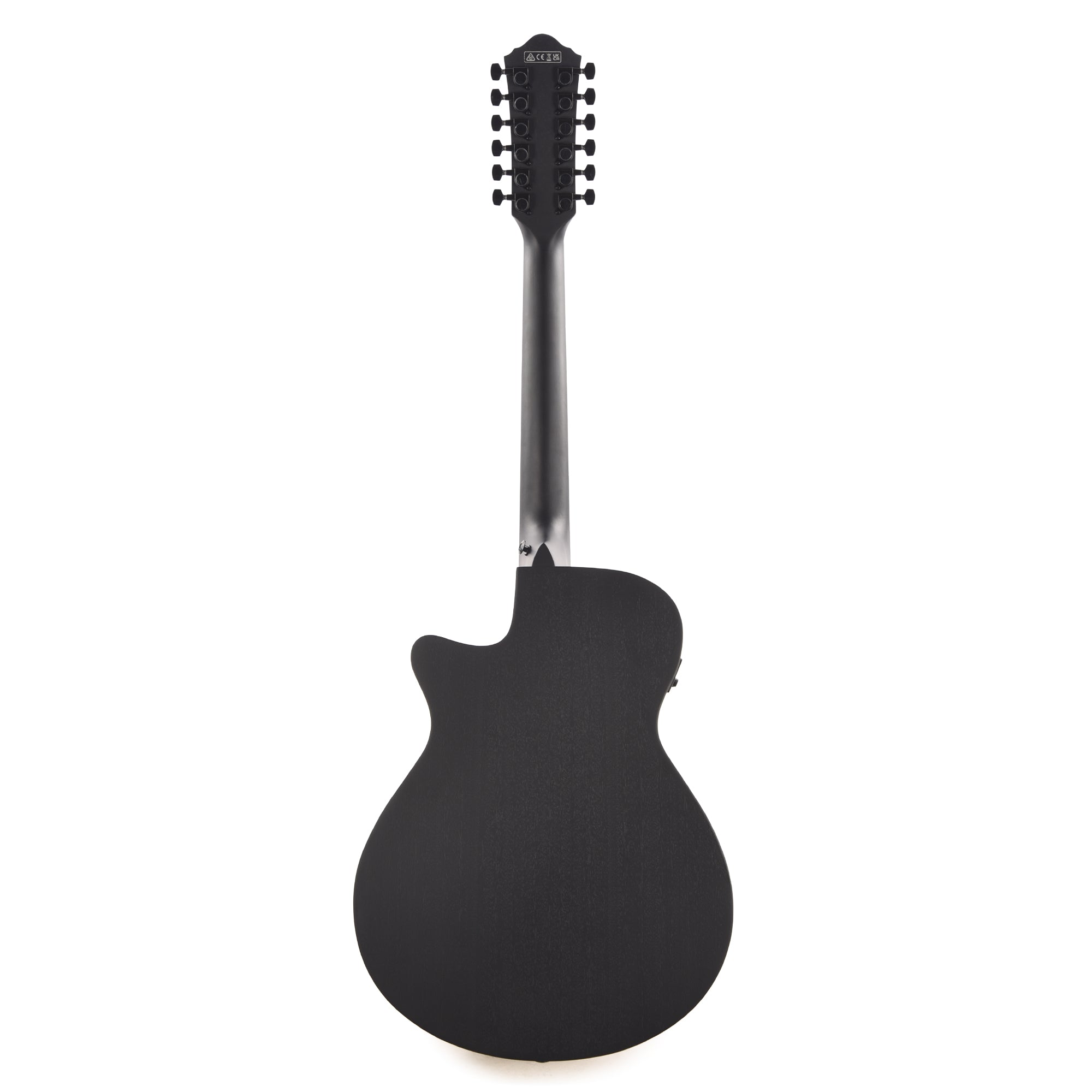 Ibanez AEG1221BOT AEG 12-String Acoustic-Electric Guitar Black Out Acoustic Guitars