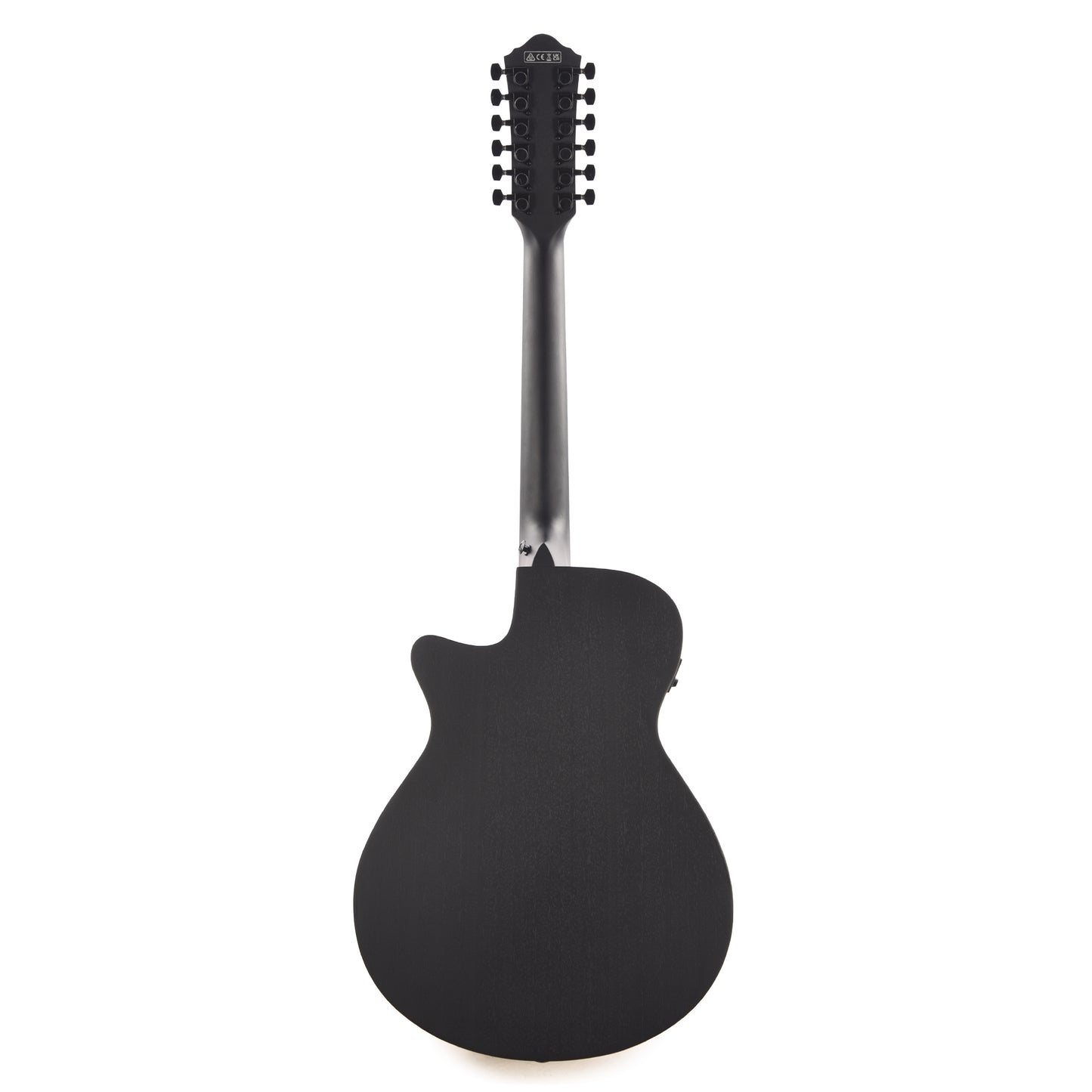 Ibanez AEG1221BOT AEG 12-String Acoustic-Electric Guitar Black Out Acoustic Guitars