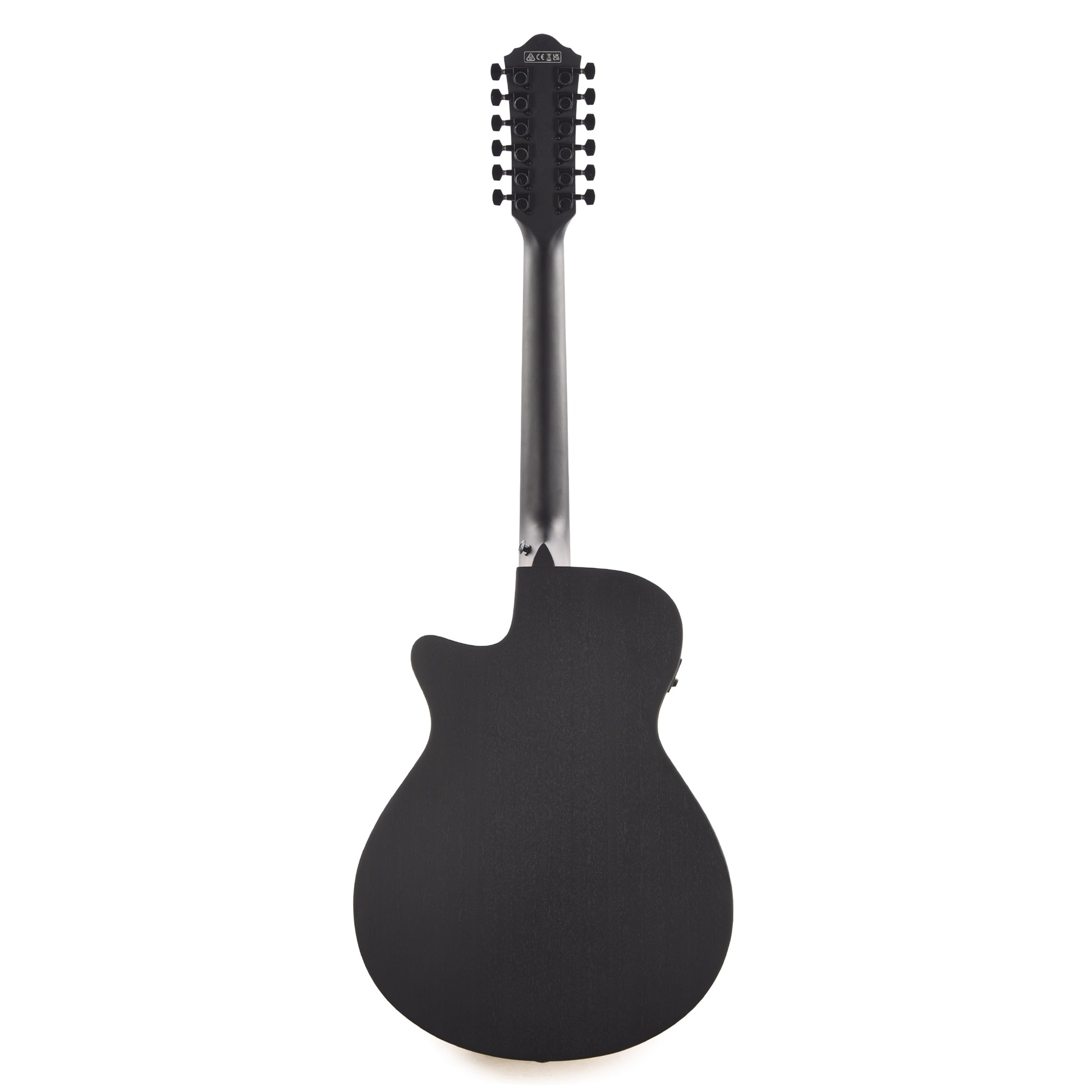 Ibanez AEG1221BOT AEG 12-String Acoustic-Electric Guitar Black Out Acoustic Guitars
