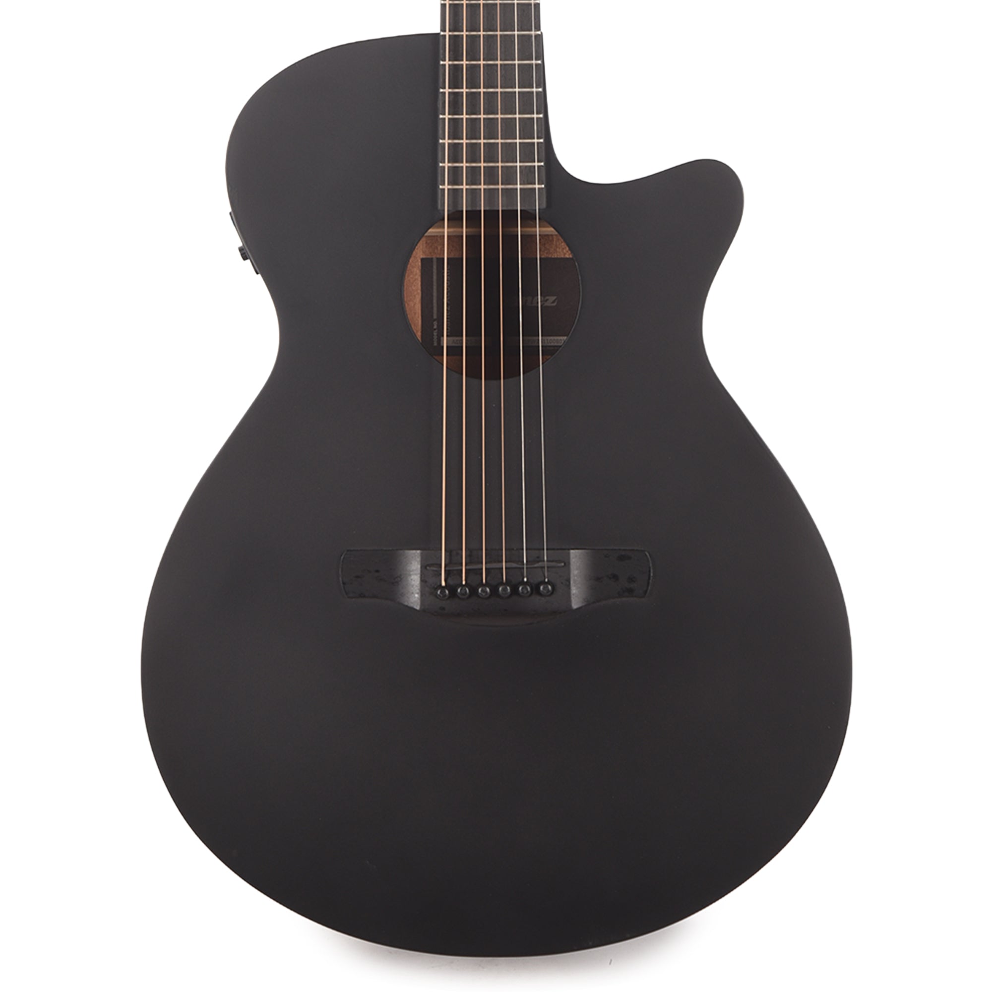 Ibanez AEG621BOT AEG Acoustic-Electric Guitar Black Out Acoustic Guitars