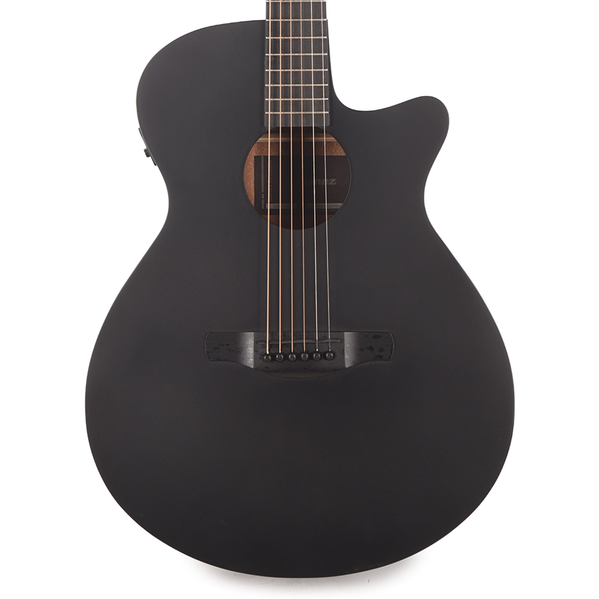 Ibanez AEG621BOT AEG Acoustic-Electric Guitar Black Out Acoustic Guitars