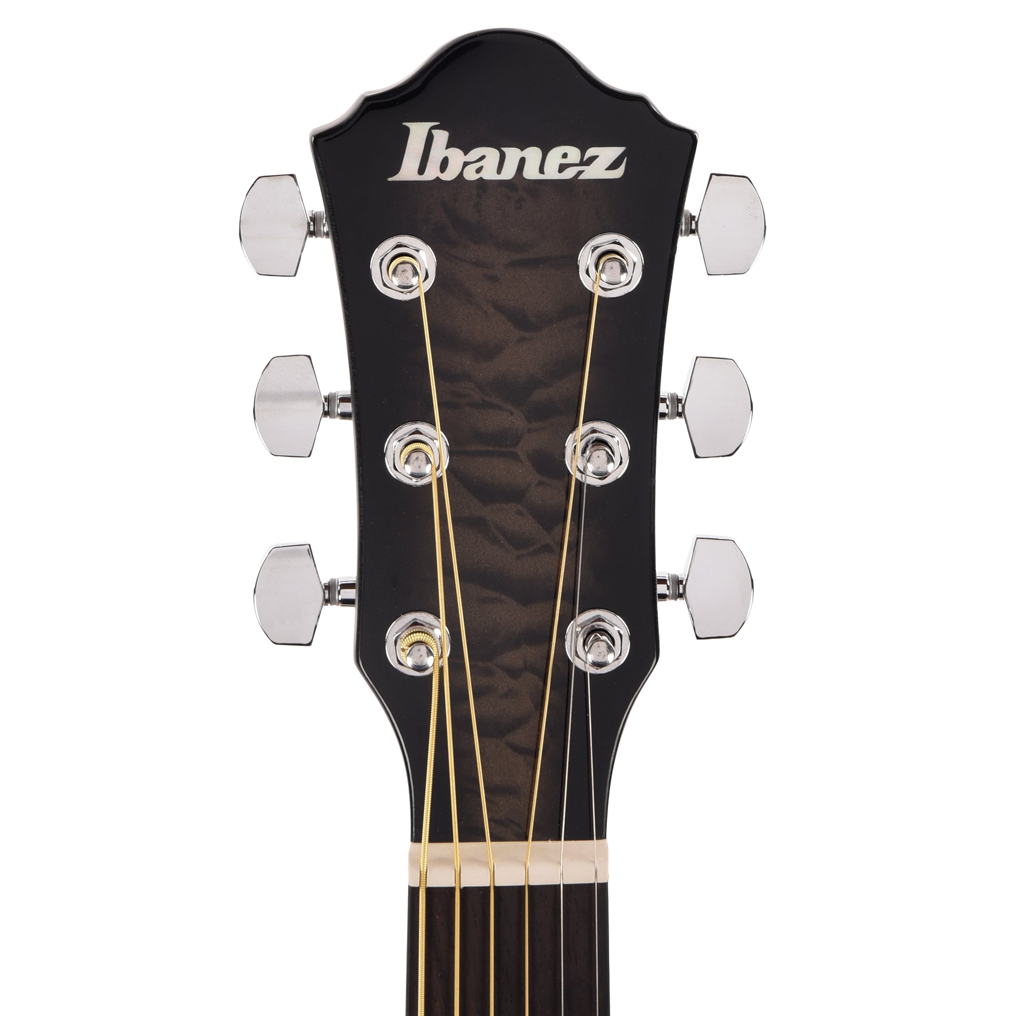 Ibanez AEWC16QATKH AEWC Acoustic-Electric Guitar Transparent Black Sunburst High Gloss Acoustic Guitars